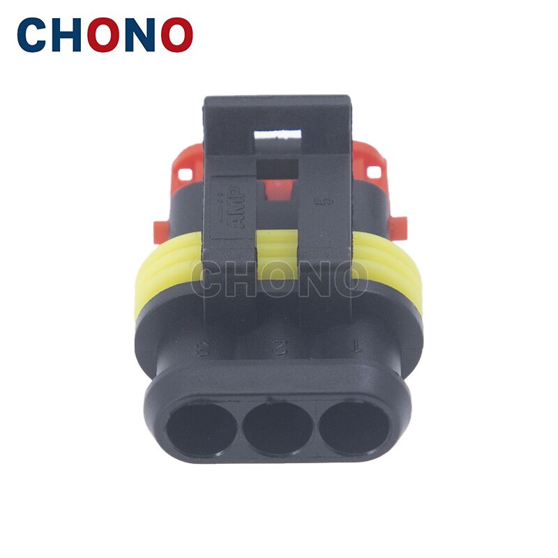 282087 1 3 Way Te Amp Female Waterproof Cap Connector Housing (3) 282087 1 3 Way Te Amp Female Waterproof Cap Connector Housing (3)