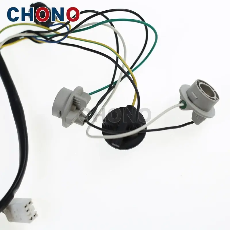 Led Tail Lights Socket Wiring Harness For Toyota (3) Led Tail Lights Socket Wiring Harness For Toyota (3)