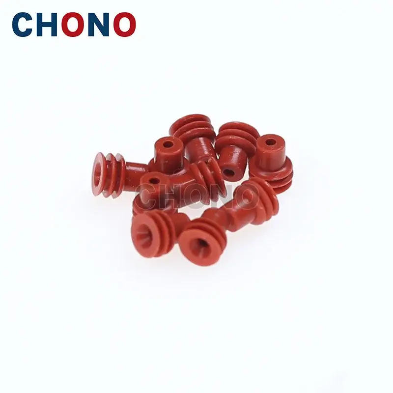 Red Automotive Silicon Rubber Wire Seals S005 1.5b Red Automotive Silicon Rubber Wire Seals S005 1.5b