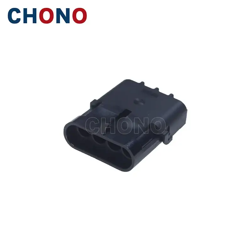 Aptiv Weather Pack Series 4 Way Male 12010974 Black Pa66 Plastic Connector Housing Aptiv Weather Pack Series 4 Way Male 12010974 Black Pa66 Plastic Connector Housing